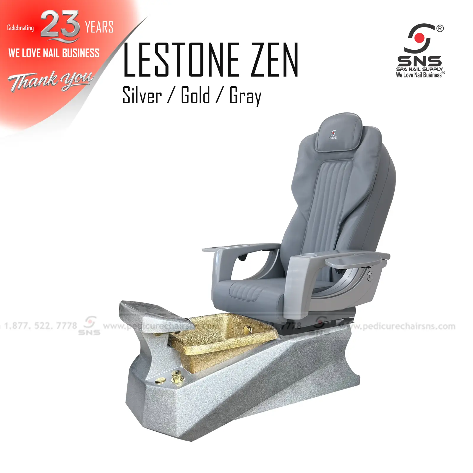 LeStone Zen S pedicure chair W - Image 2