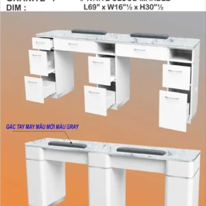 Taylor White Double Nail