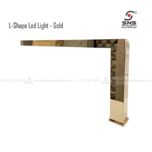 L-shape led table light Gold 03