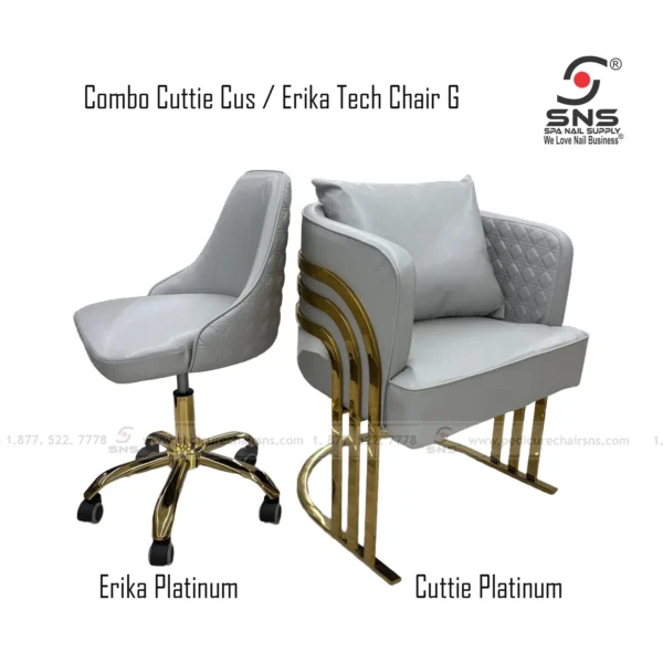 combo chairs Cuttie platinum and Erika