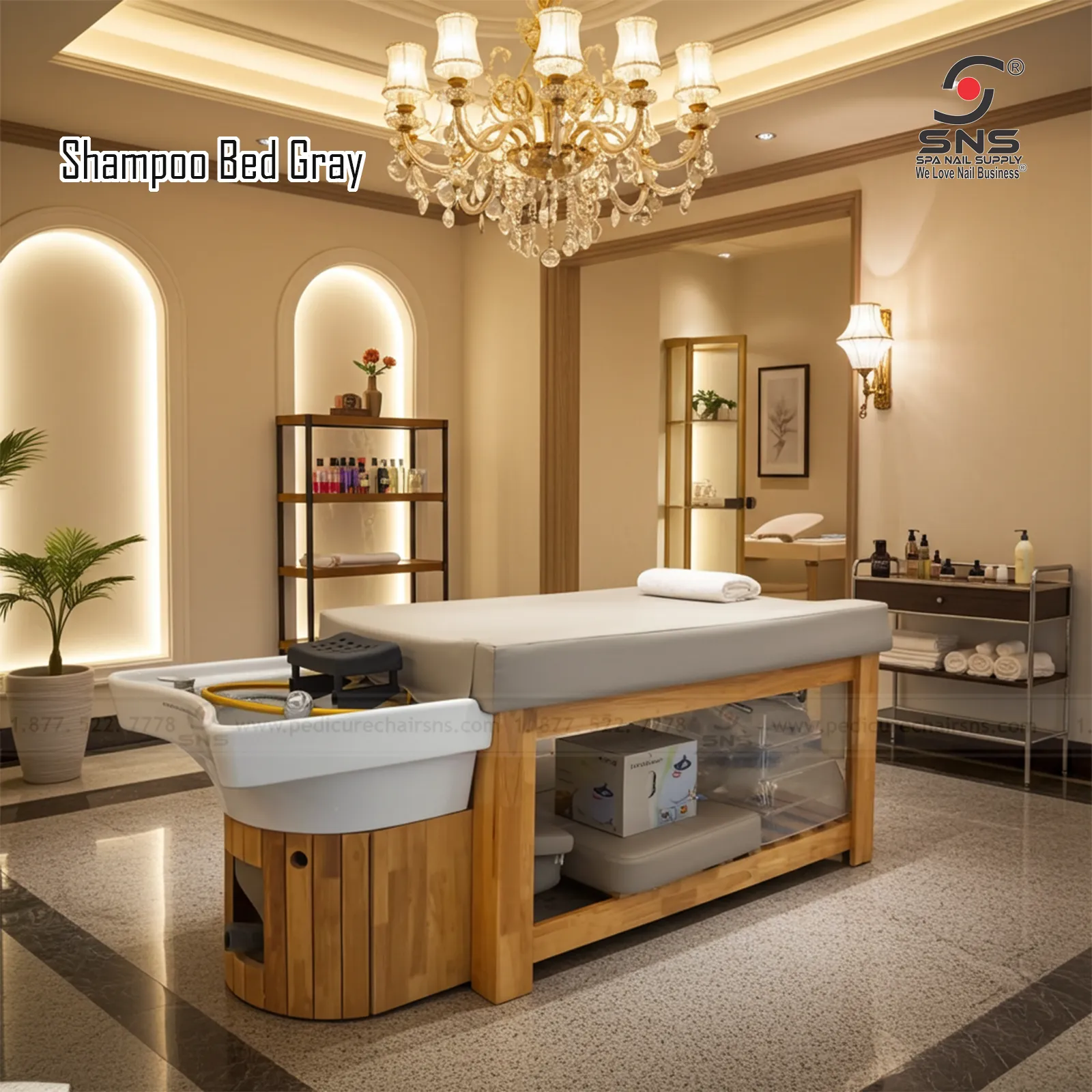 Shampoo Bed Gray 011