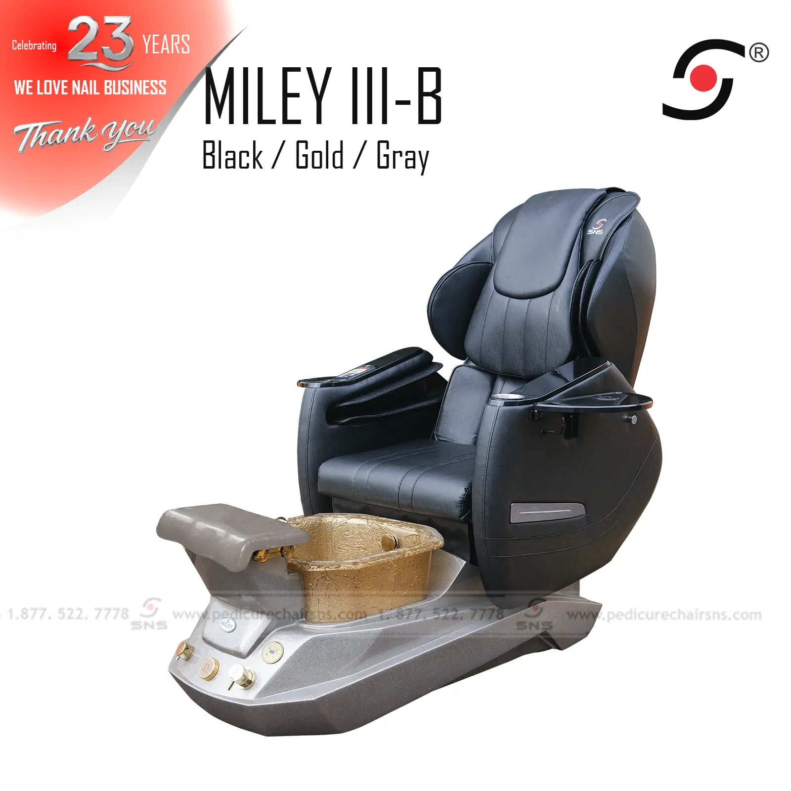 Miley III-B Pedicure chair SG - Image 3