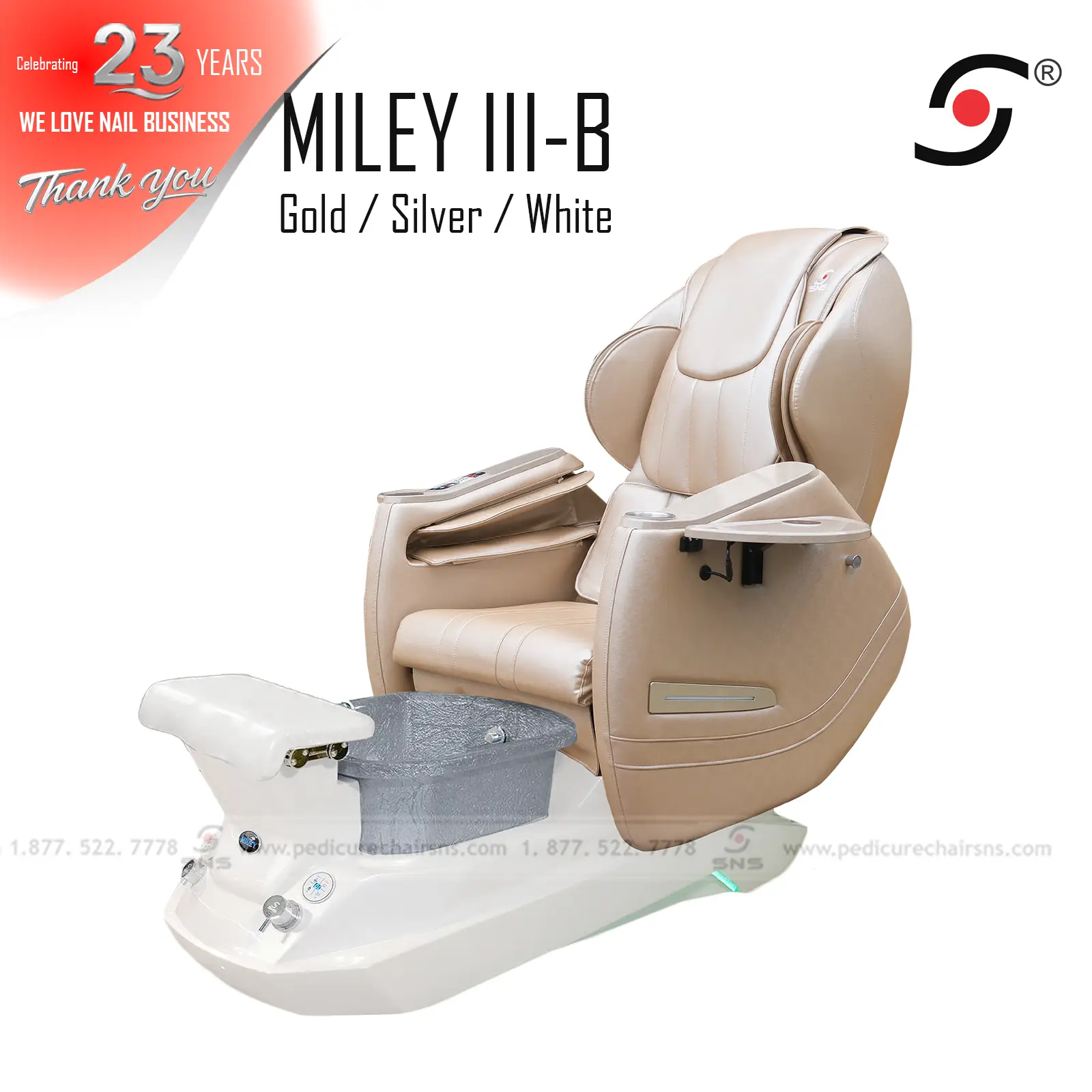 Miley III-B pedicure chair SW - Image 3