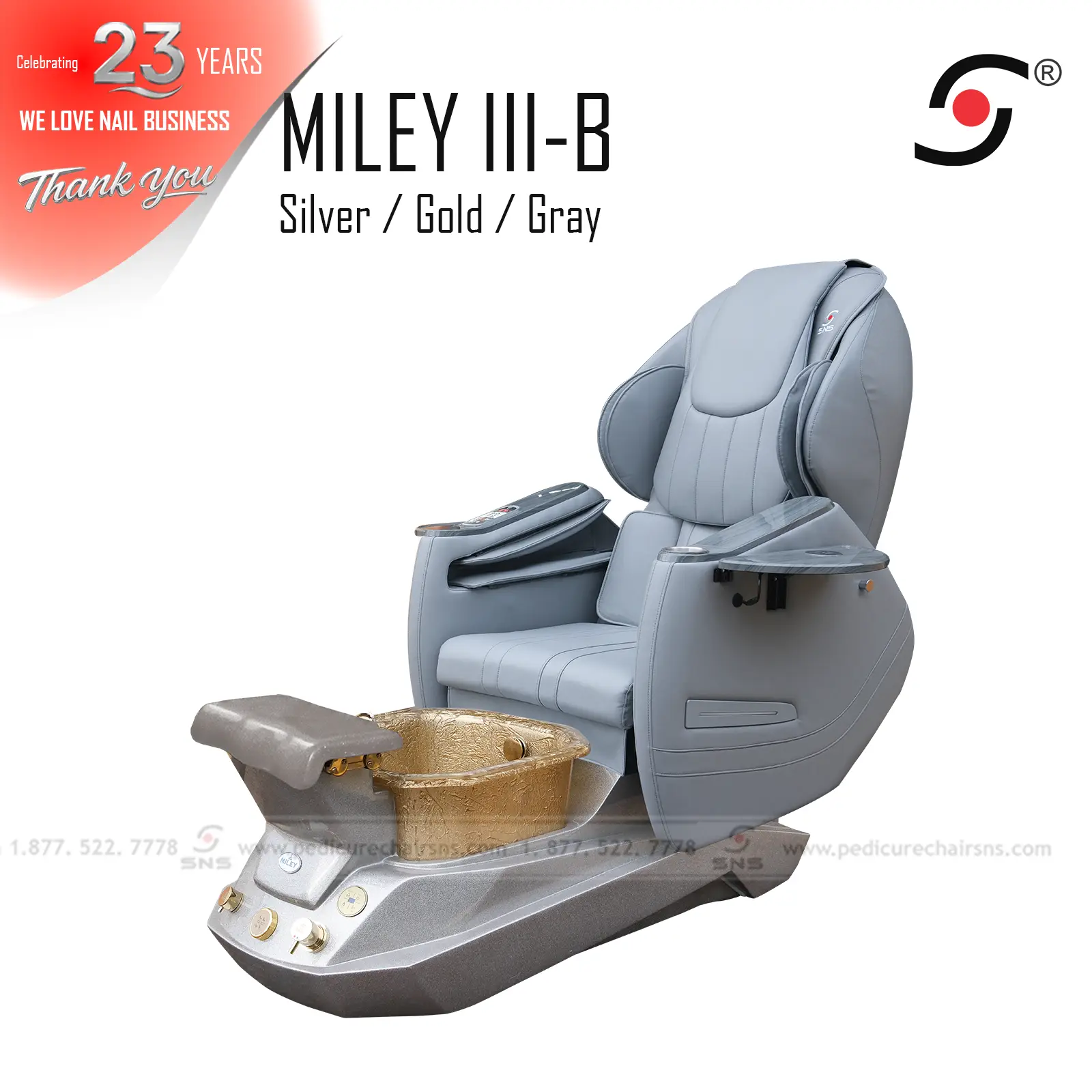 Miley III-B Pedicure chair SG - Image 4