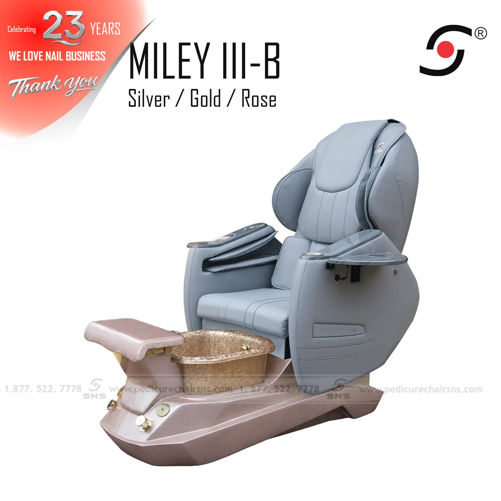 Miley III-B Pedicure chair RG - Image 2