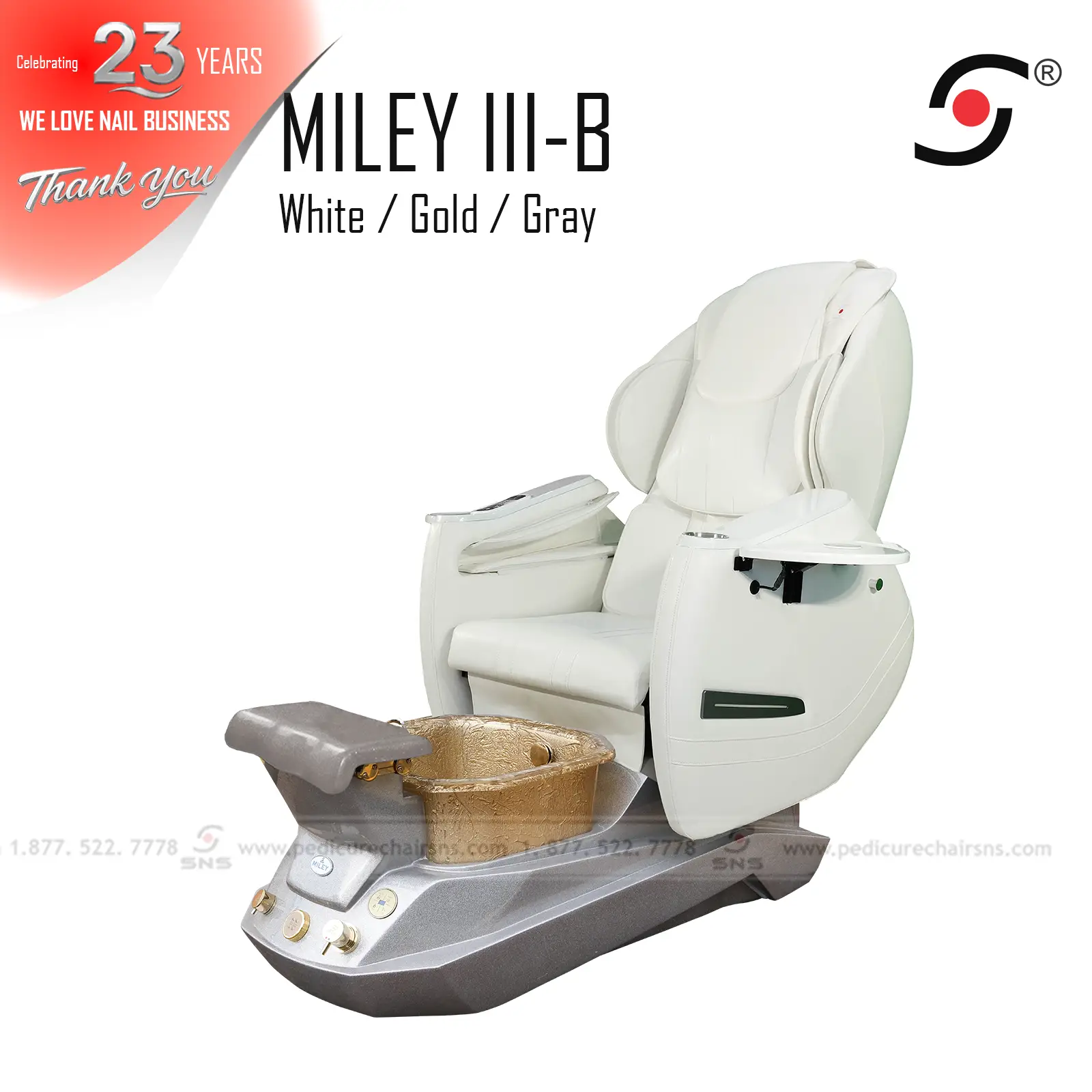 Miley III-B Pedicure chair SG - Image 2