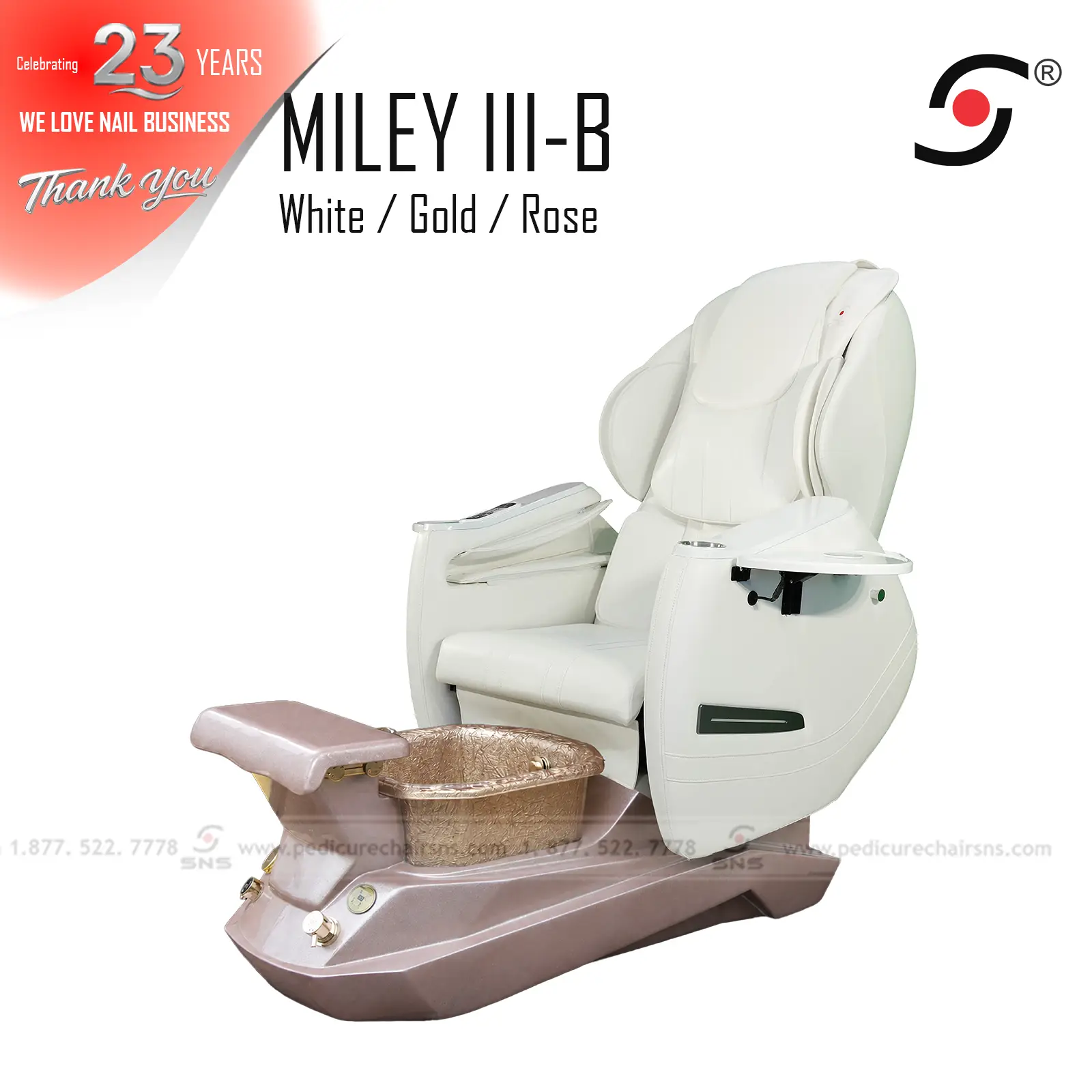 Miley III-B Pedicure chair RG - Image 5