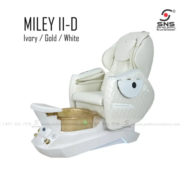 Miley II D Pedicure chair Ivory