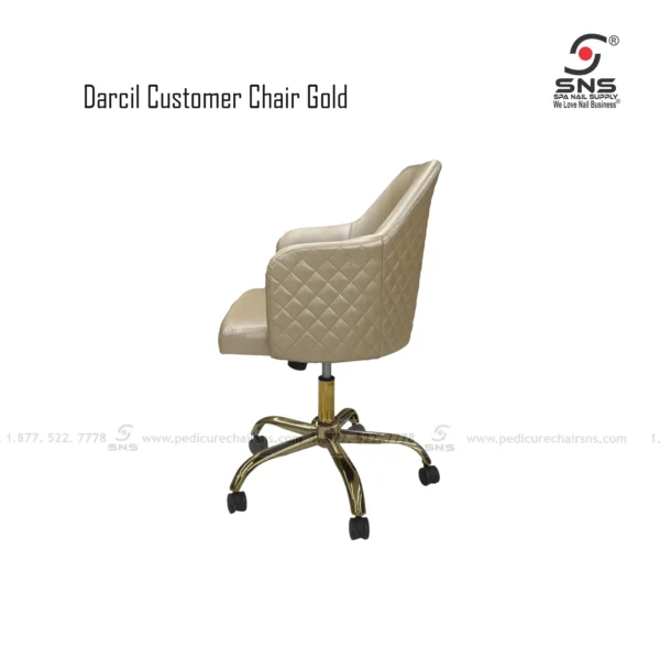Darcil Customer Chair Gold 01