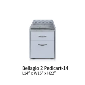 Bellagio II Pedicart White 14