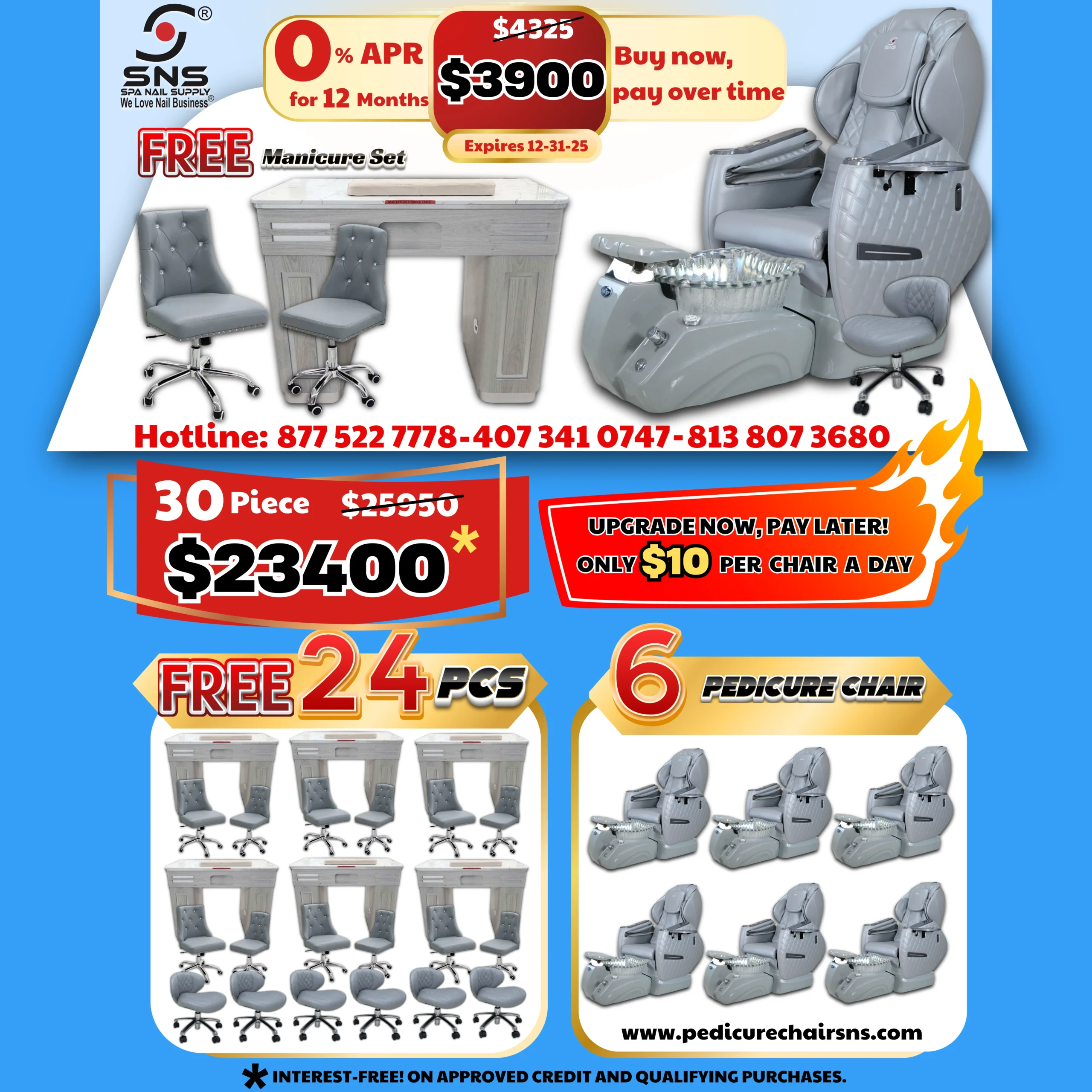 Package Deal Miley I Plus Amber 0% APR