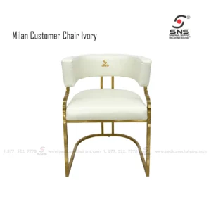 Milan Customer Chair Ivory