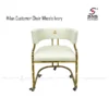 Milan Chair Ivory w wheels