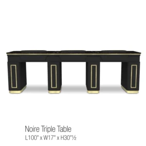 Noire Triple Nail Table