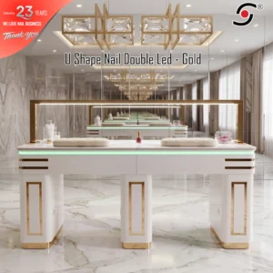 U Shape Nail Double Led 3D