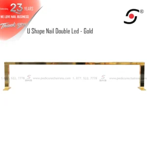 U Shape Nail Double Led - Gold