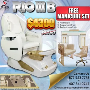 pedicure chair Rio III B wgw